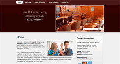 Desktop Screenshot of canterberrylaw.com